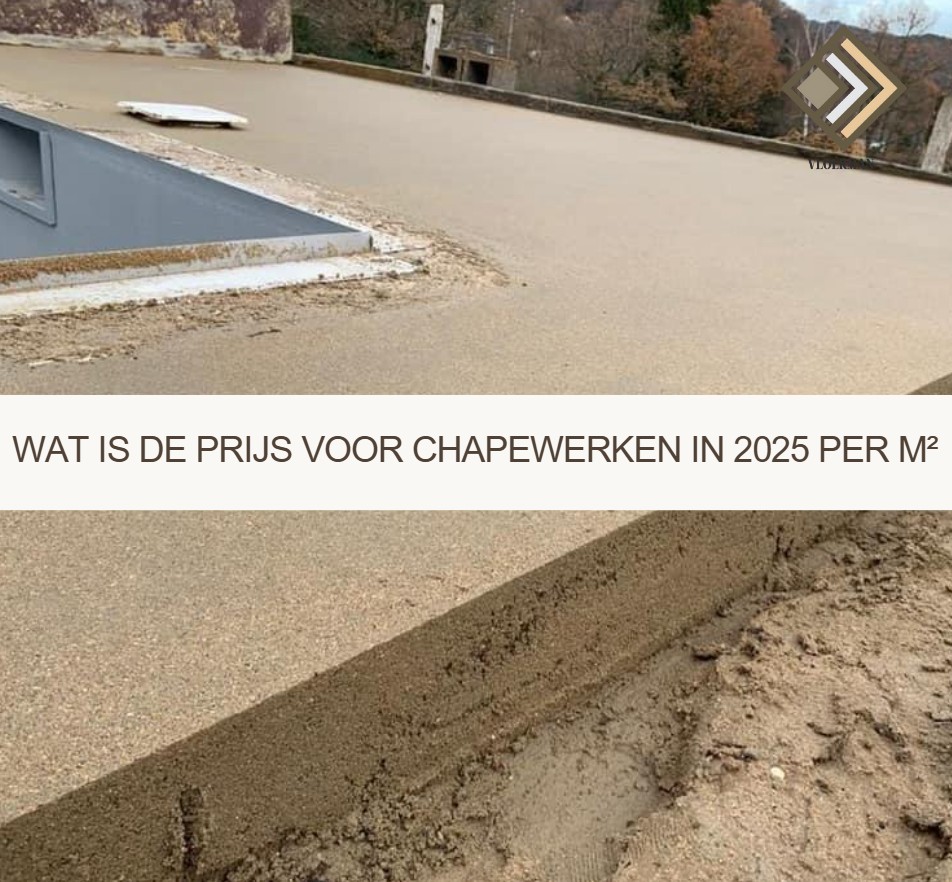 Wat is de prijs voor chapewerken in 2025 per m²