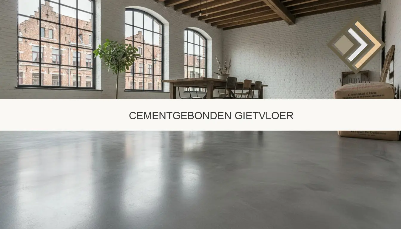 Cementgebonden gietvloer prijs: nadelen, vloerverwarming en plaatsing