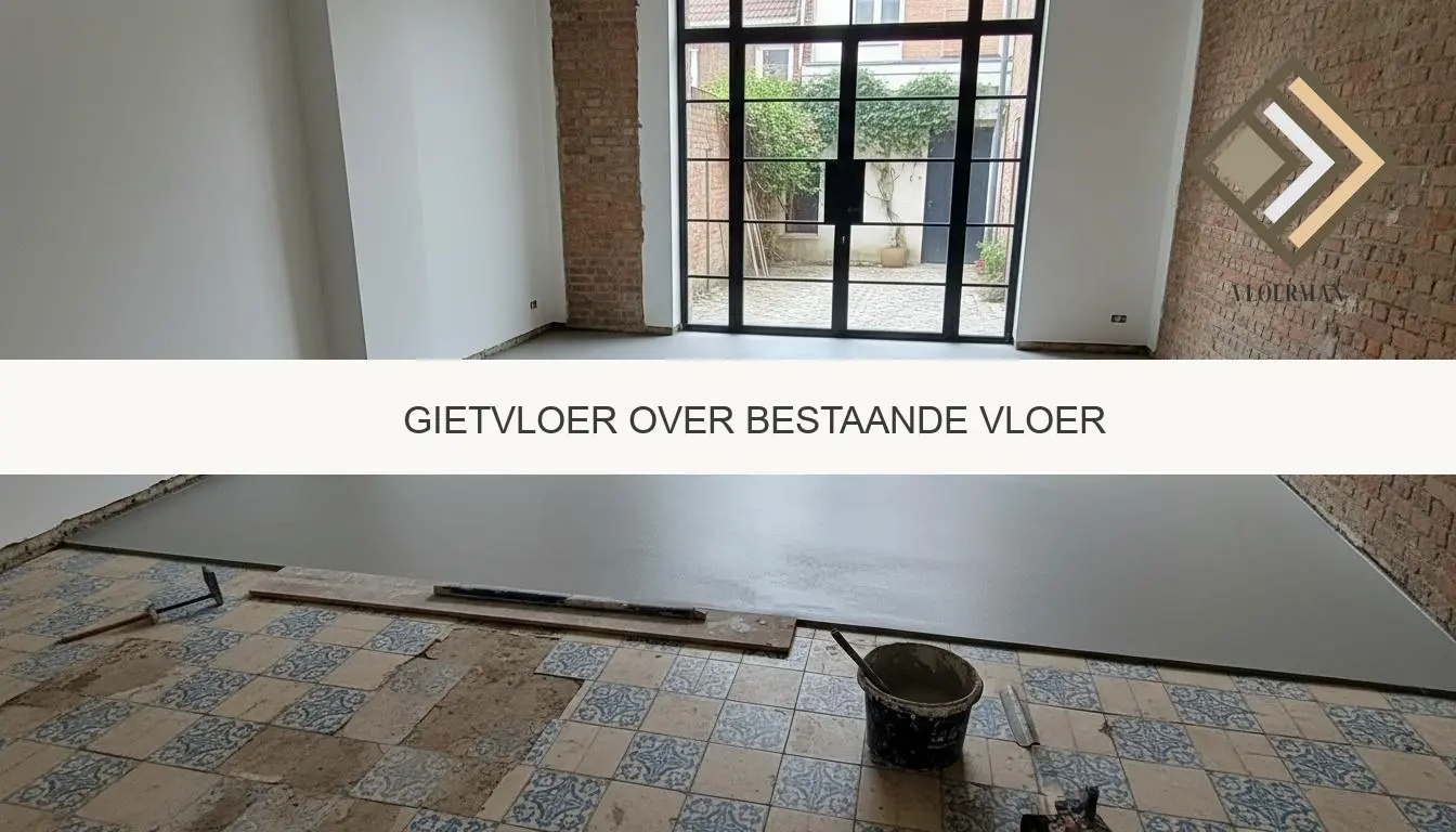 Gietvloer over bestaande vloer: prijs, dikte en advies België