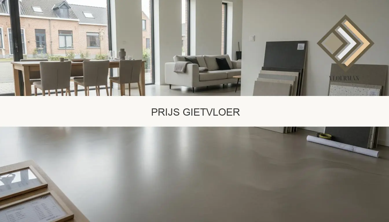 Prijs gietvloer in 2026: per m² en in Vlaanderen