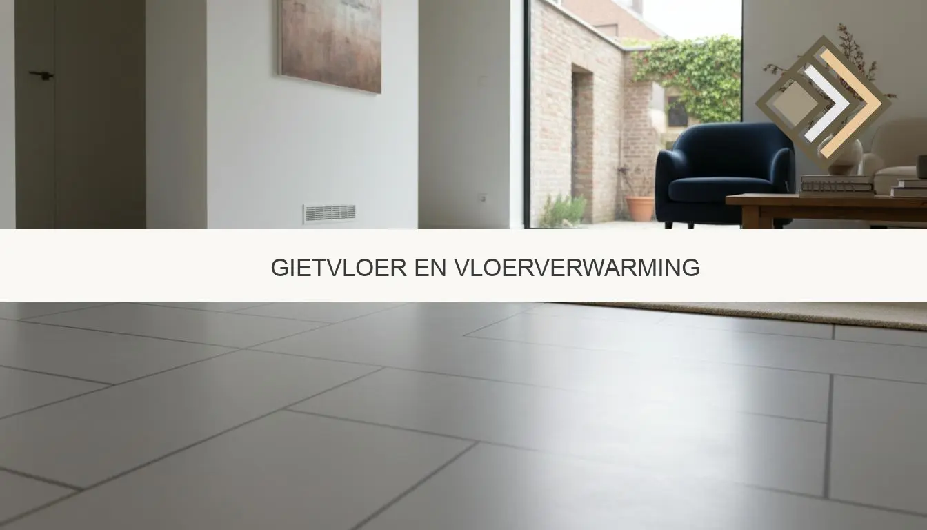 Gietvloer en vloerverwarming: prijs, opbouw en nadelen