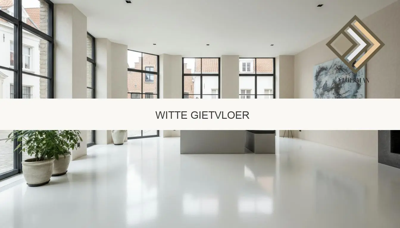 Witte gietvloer prijs, nadelen, onderhoud en soorten